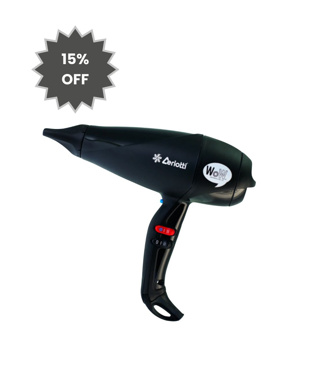 Secador de Pelo Profesional Ceriotti WOW Negro