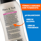 Shampoo Para Mascotas - FLEA & TICK SHAMPOO - Wahl