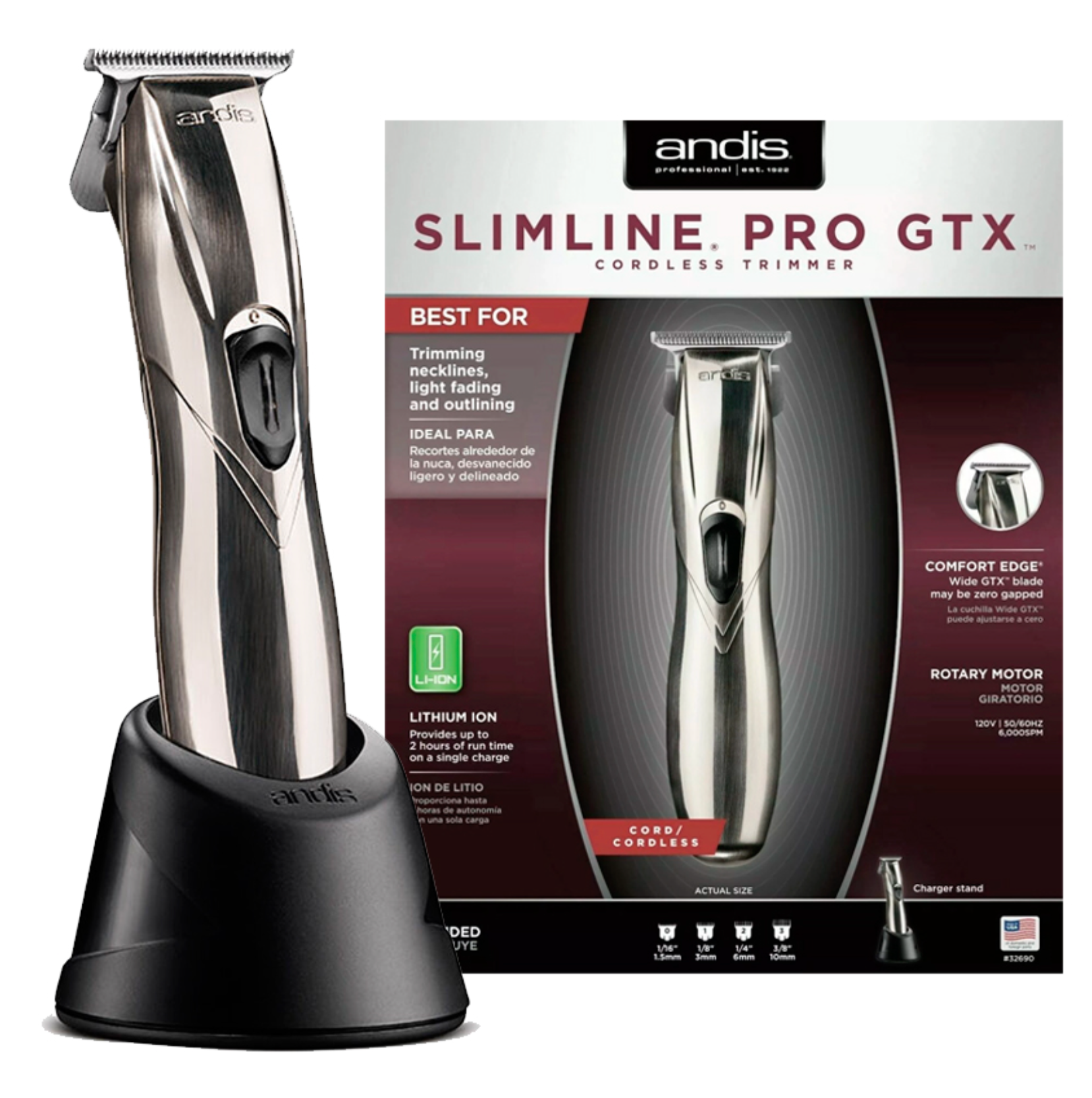 Patillera ANDIS Slimline PRO GTX