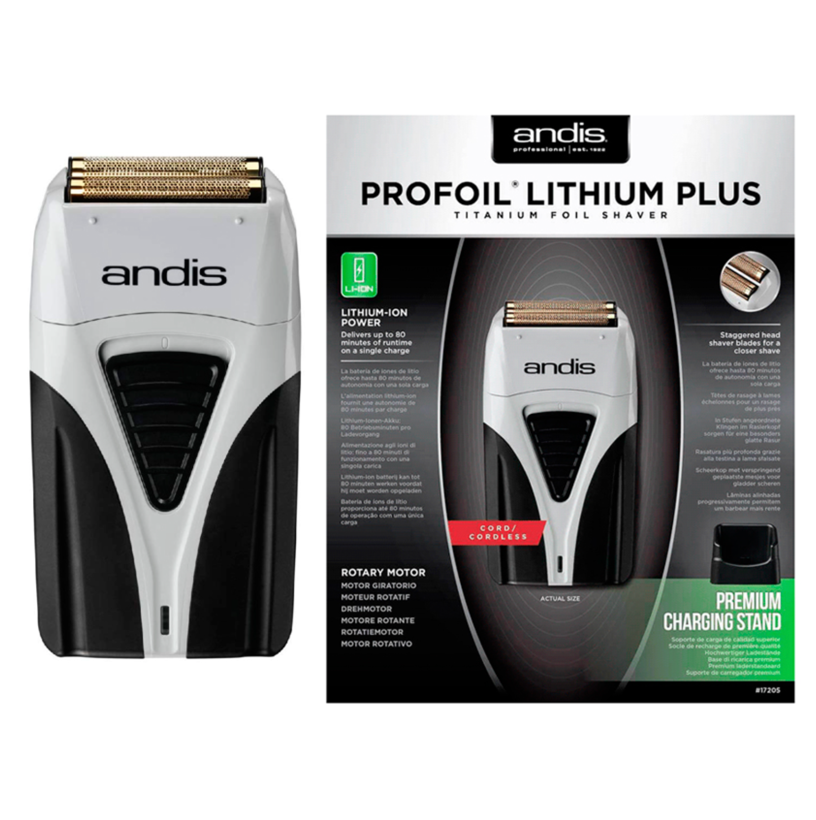 Rasuradora ANDIS Profoil Lithium Shaver