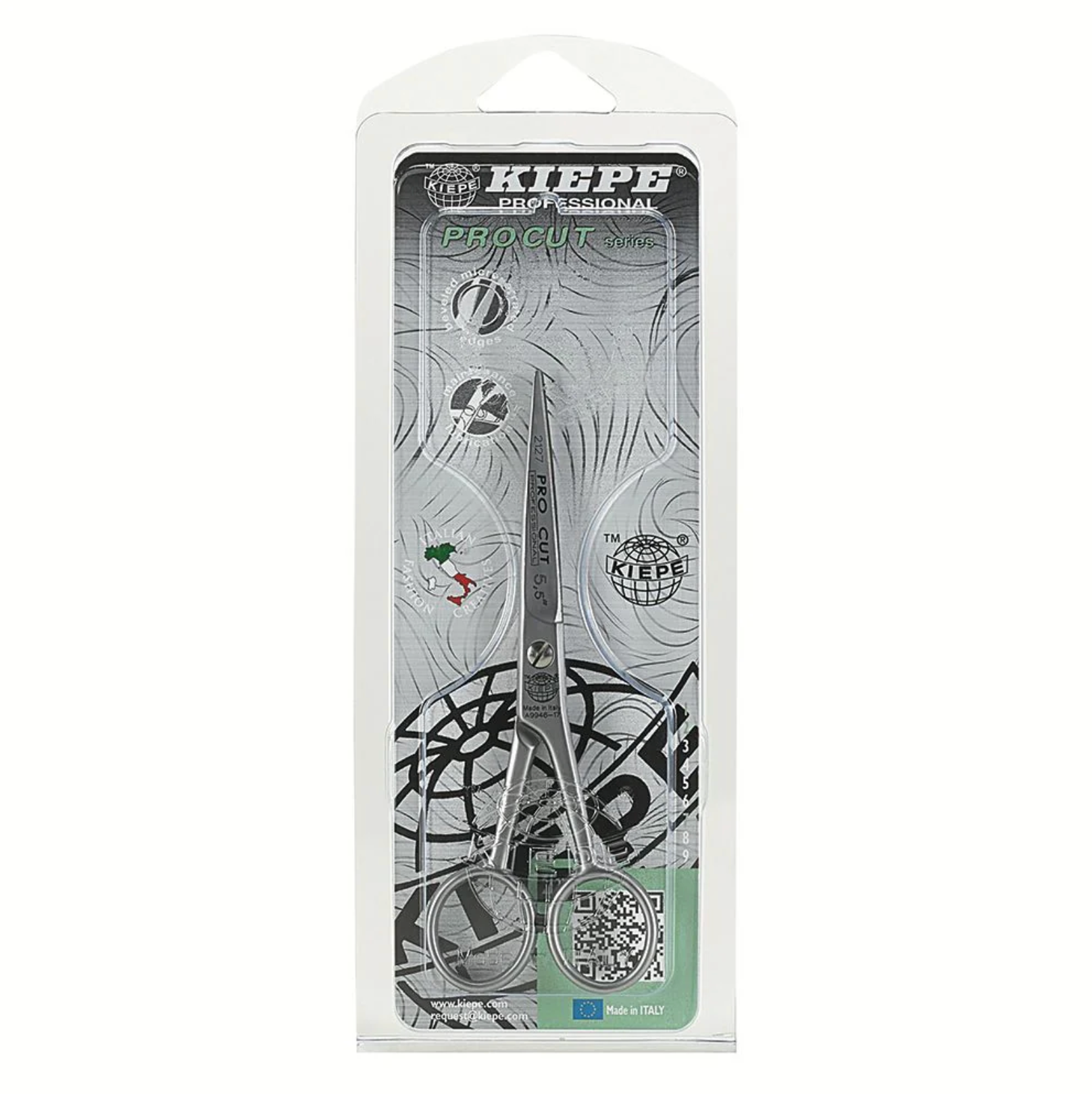 Tijera Kiepe filo microdentado. Modelo 2127