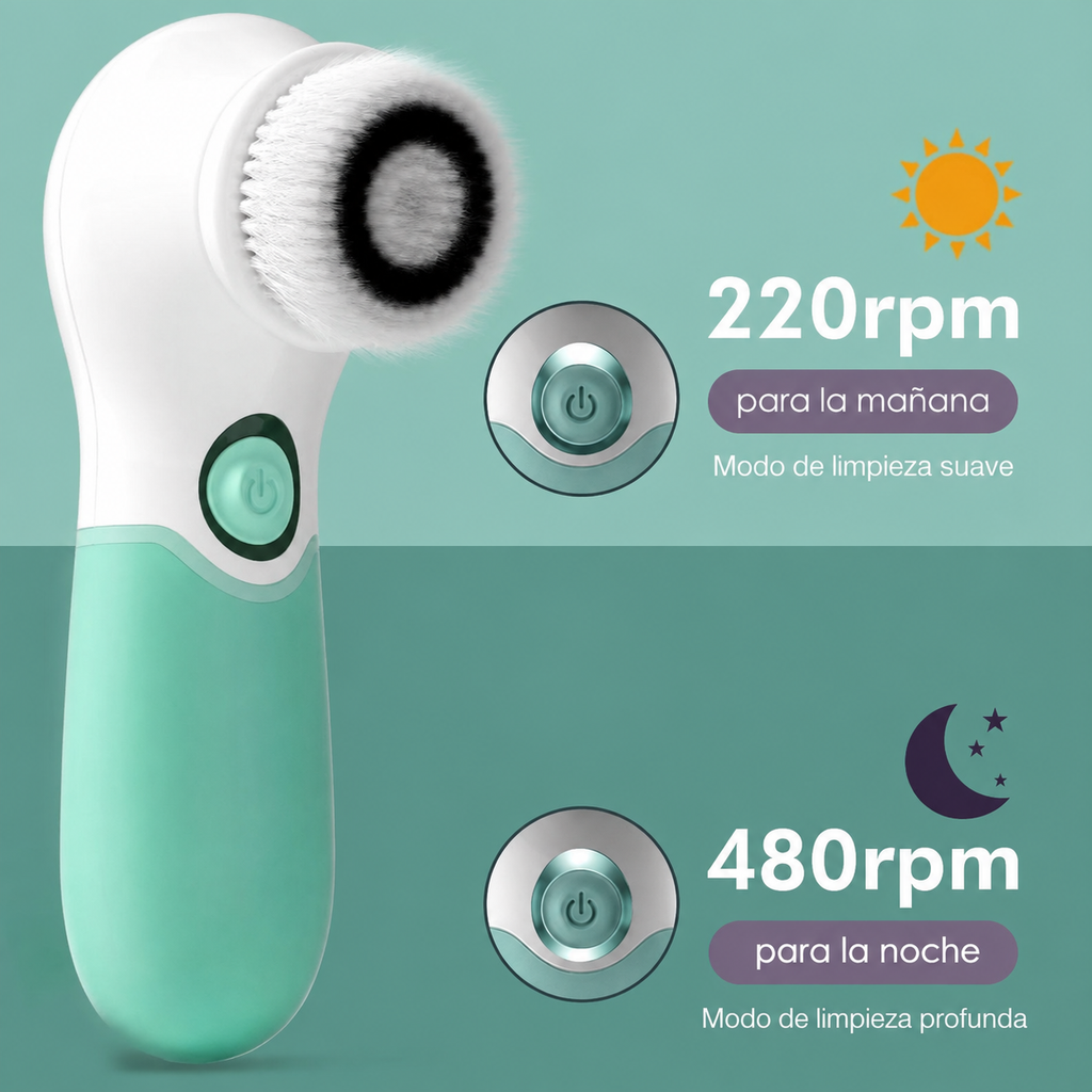 Limpiador Facial Giratorio - TOUCH BEAUTY