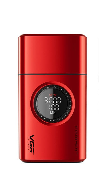 Maquina afeitadora, recargable V-377 - Roja