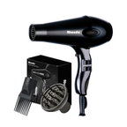 Kit Secador de pelo Rhonda Ionic - Negro